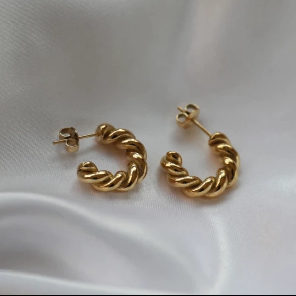 ⚡️Insta rope hoop earrings - Picture 4 of 4